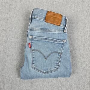 Levi's Premium 710 Womens 24x30 Super Skinny Light Wash Jeans